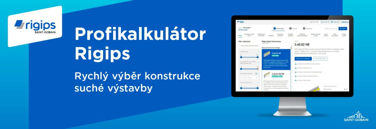 Kalkulační software pro snadné vyhledání konstrukce